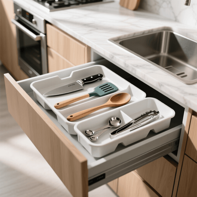 Kitchen Drawer Organizer Trays