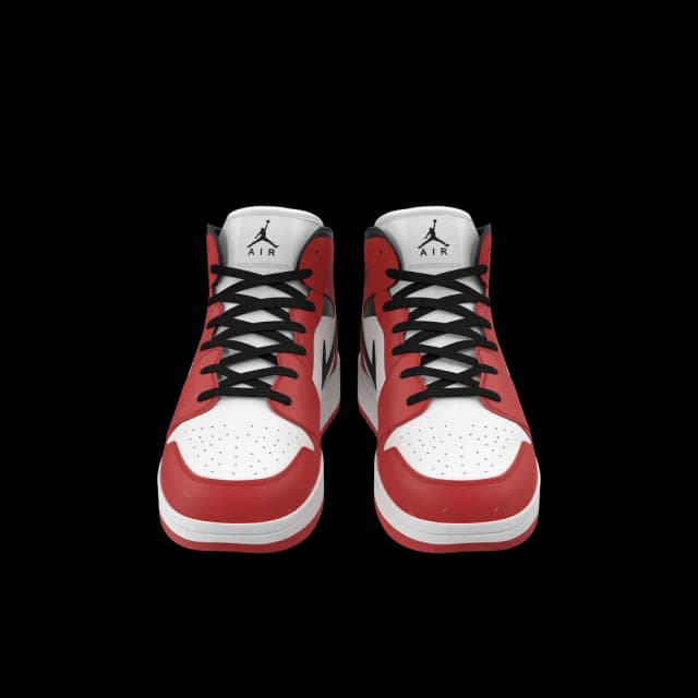 Nike Air Jordan 1 Red And Black